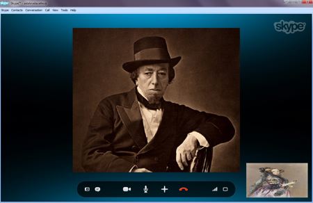 Skype video
