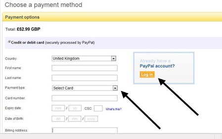 Payment methods