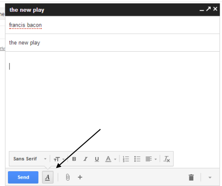 Format email