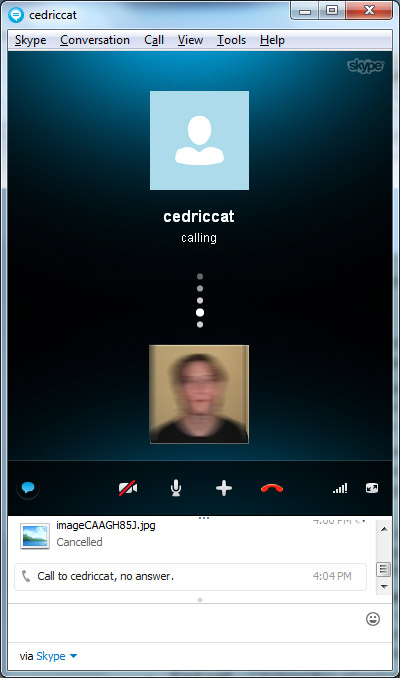 Skype calling
