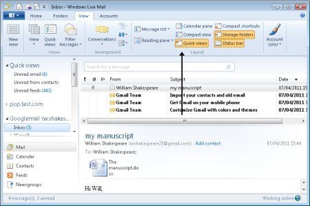 Windows live mail где хранит письма