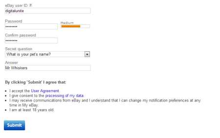 Ebay register