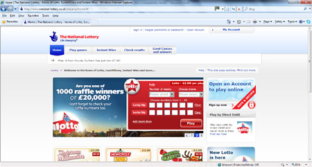play national lotto online