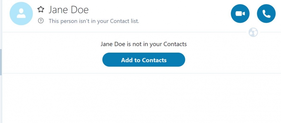 add a contact to skype
