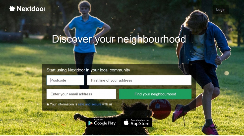 Enter the details and click on find your neighbourhood 