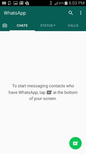 start a conversation with someone on whatsapp